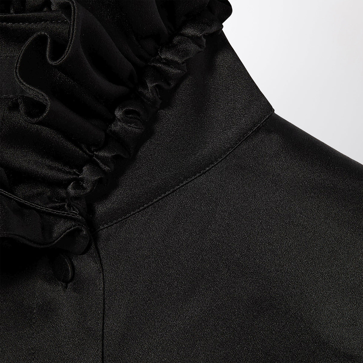 Gucci Silk Satin Shirt With A Knotted Bow Women GUCCI