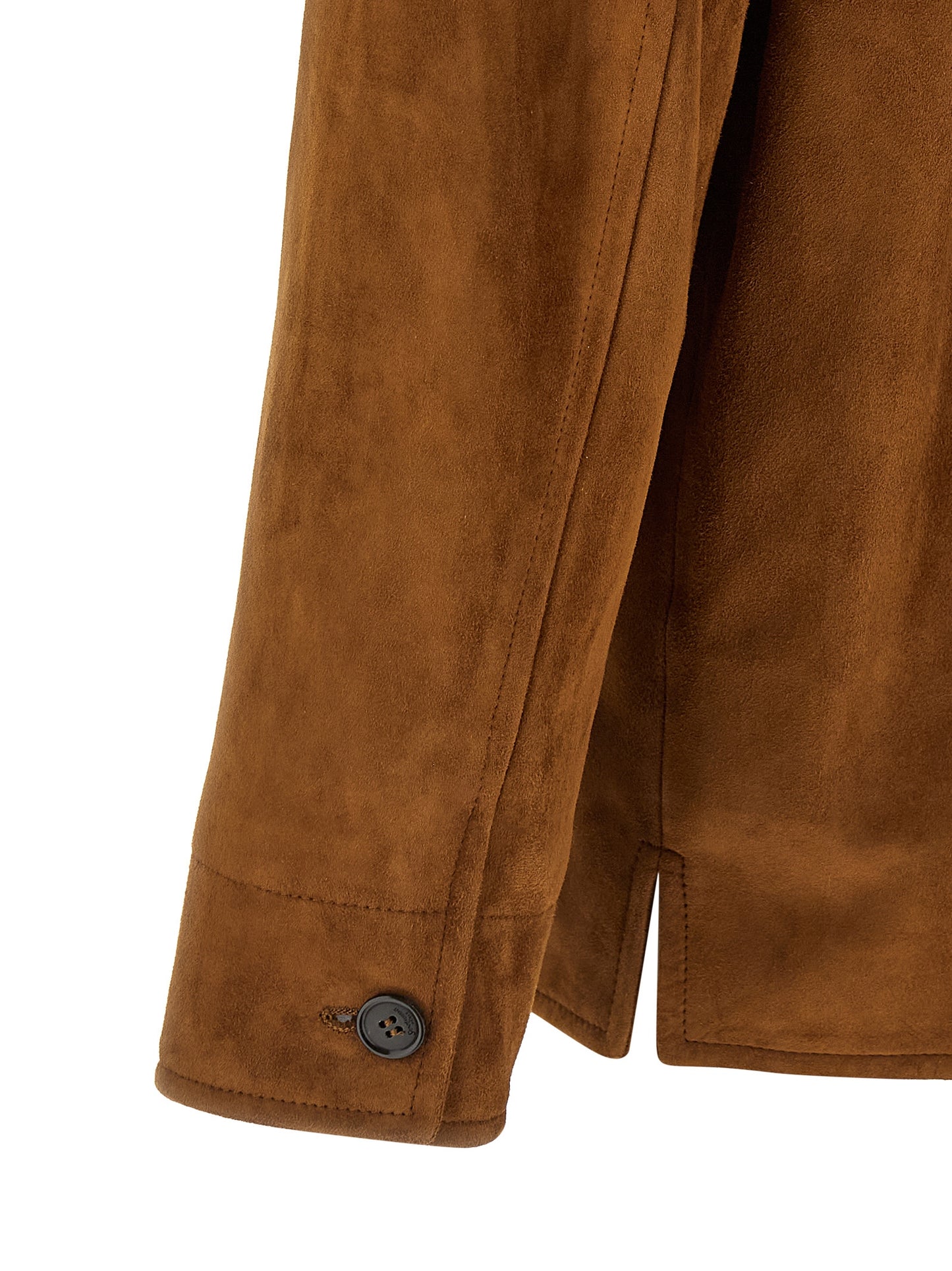 Saint Laurent Men Suede Overshirt SAINT LAURENT