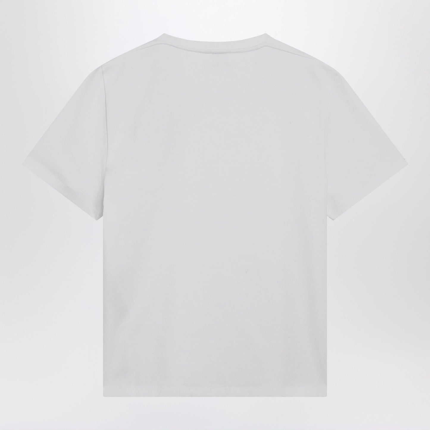 Saint Laurent White Small Fit De Cotton T-Shirt Men SAINT LAURENT