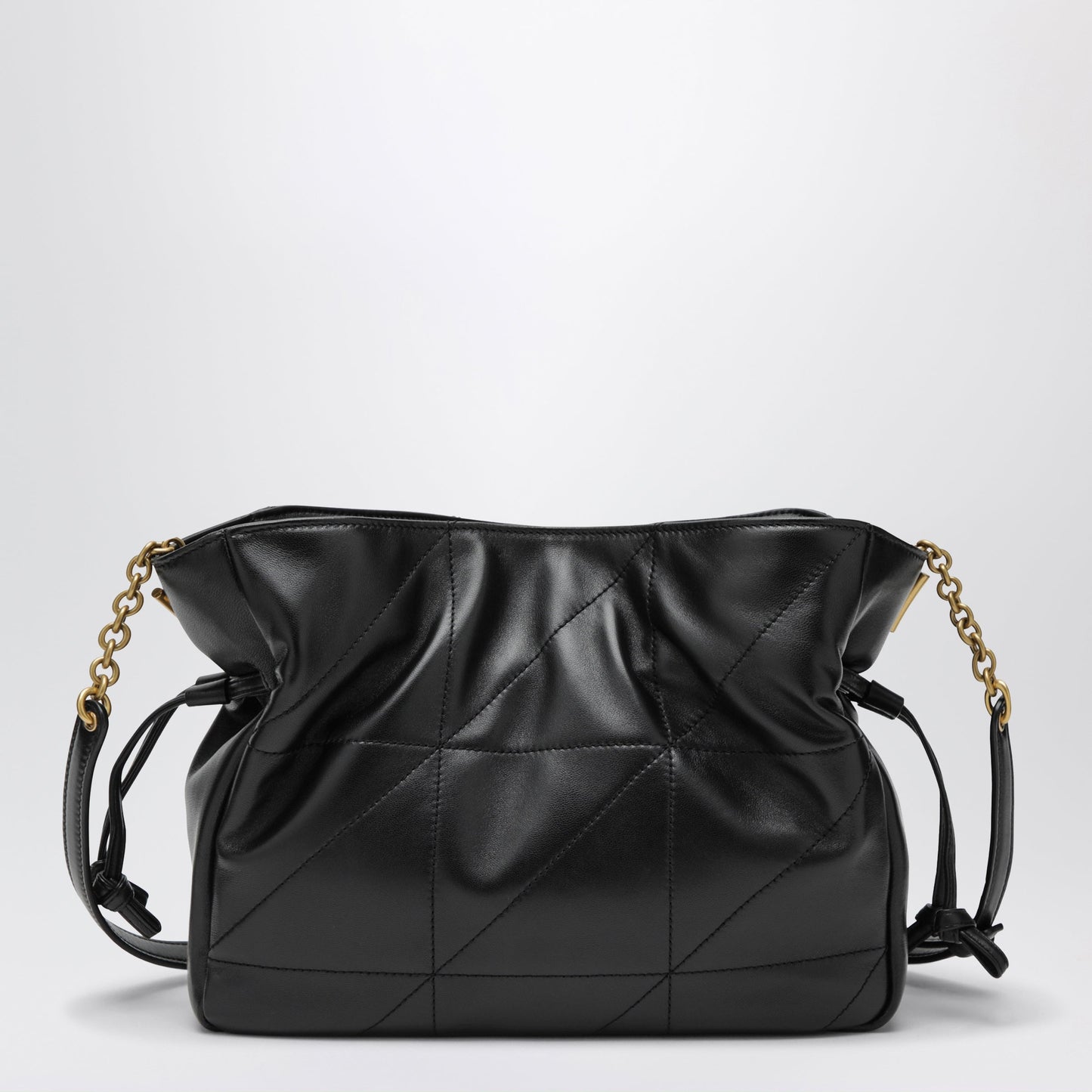 Saint Laurent Jamie Shoulder Pouch In Lambskin Leather, Black Women SAINT LAURENT