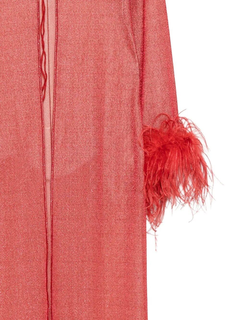 Oseree Women Oseree Women Lumière Plumage Long Kaftan OSEREE