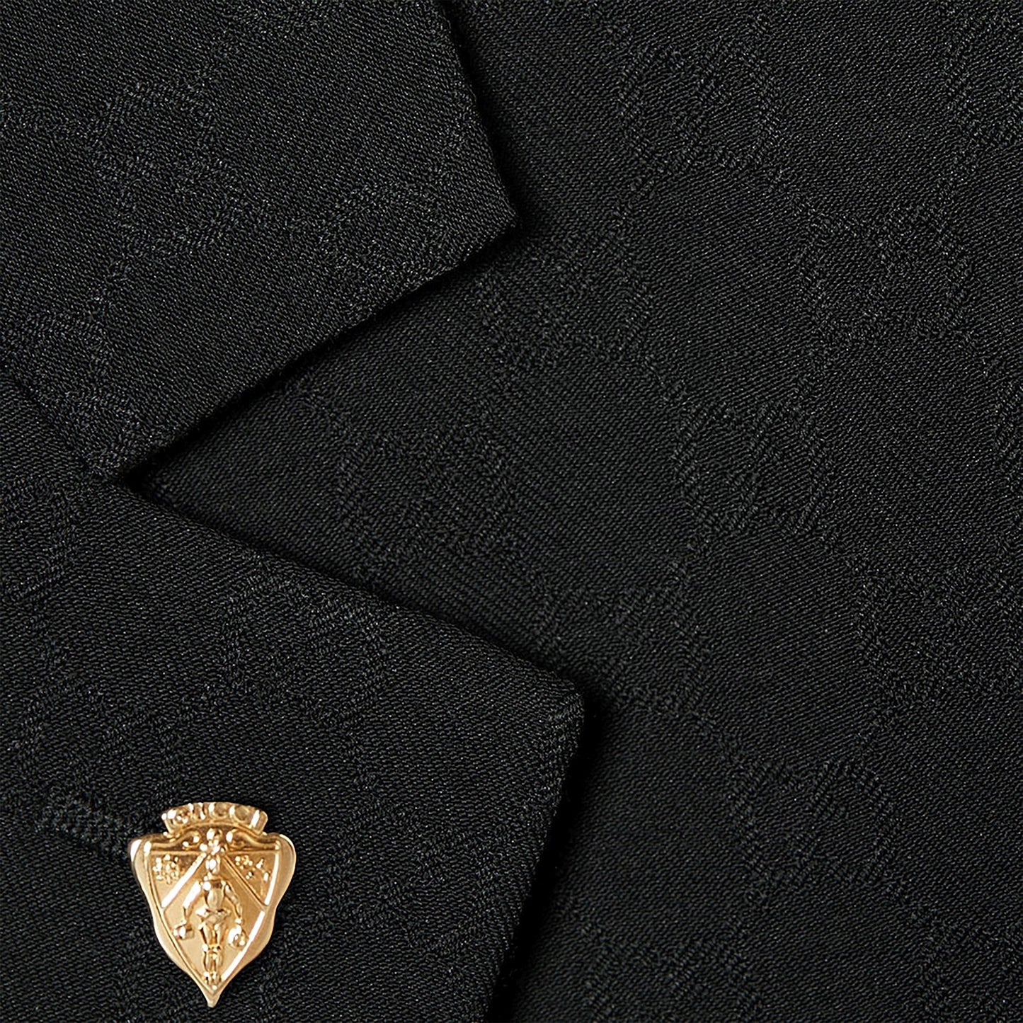 Gucci Black Single-Breasted Gg Wool Jacket Men GUCCI