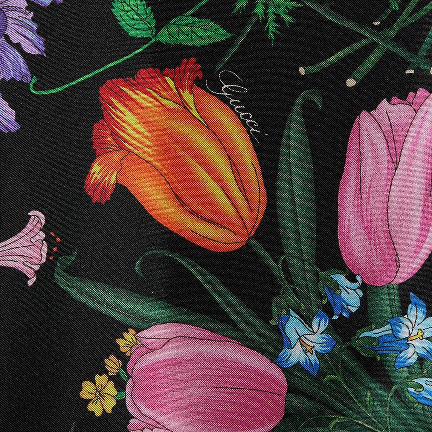 Gucci Silk Twill Shirt With Flora Print Women GUCCI