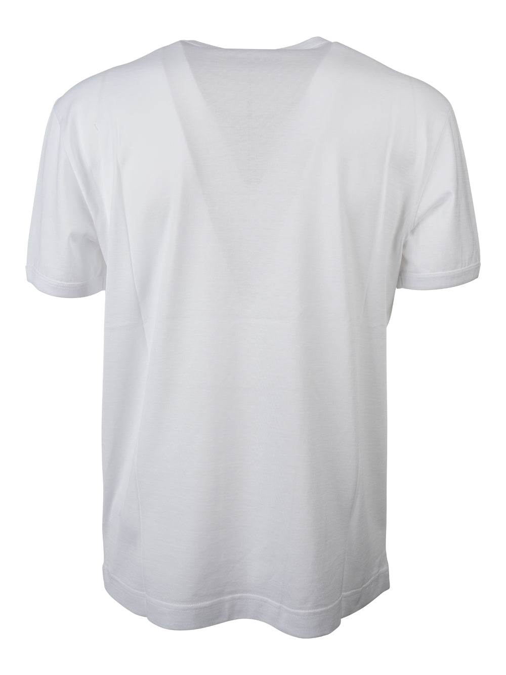 Dolce & Gabbana Men Cotton Jersey T-Shirt With Lurex Embroidery DOLCE & GABBANA