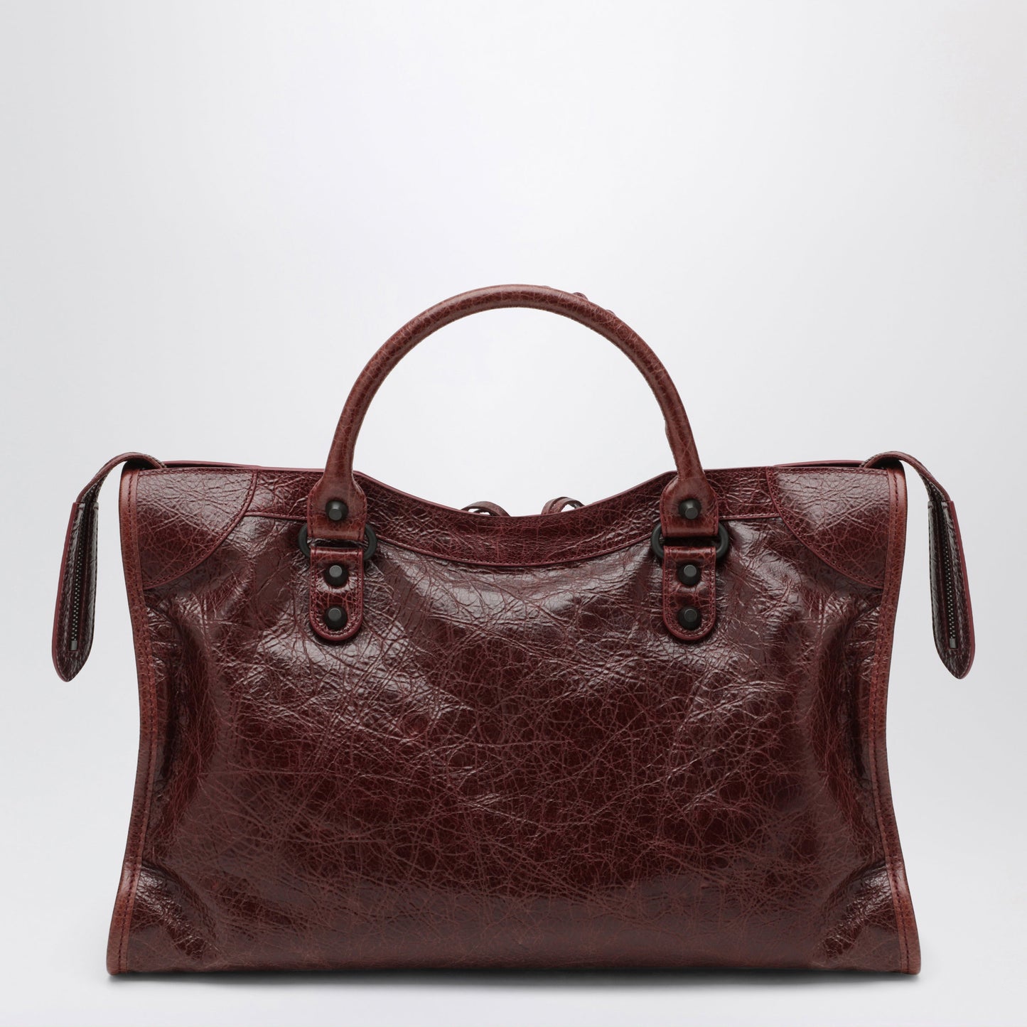 Balenciaga Medium Le City Handbag In Merlot Leather Women BALENCIAGA