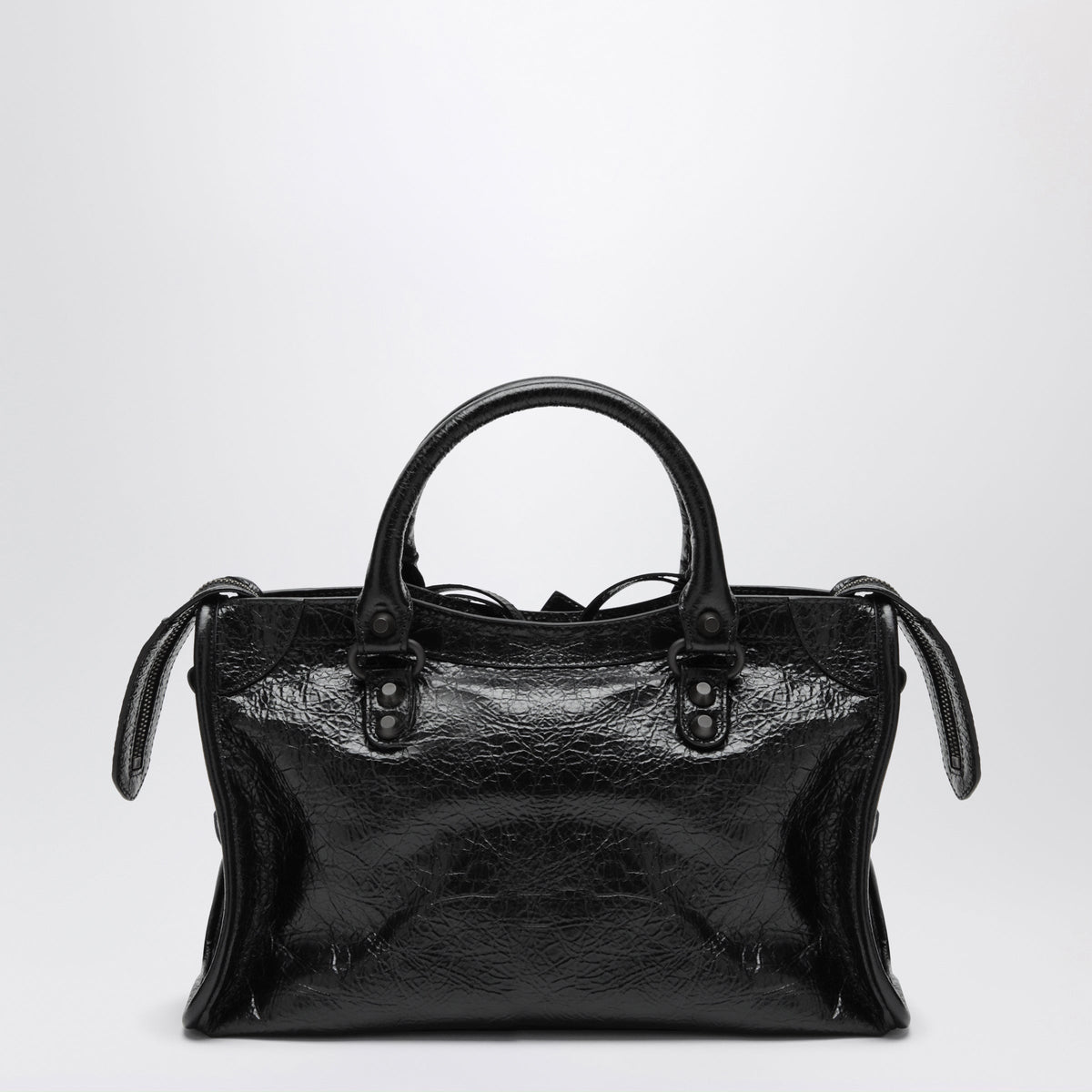 Balenciaga Small Le City Bag In Black Leather Women BALENCIAGA
