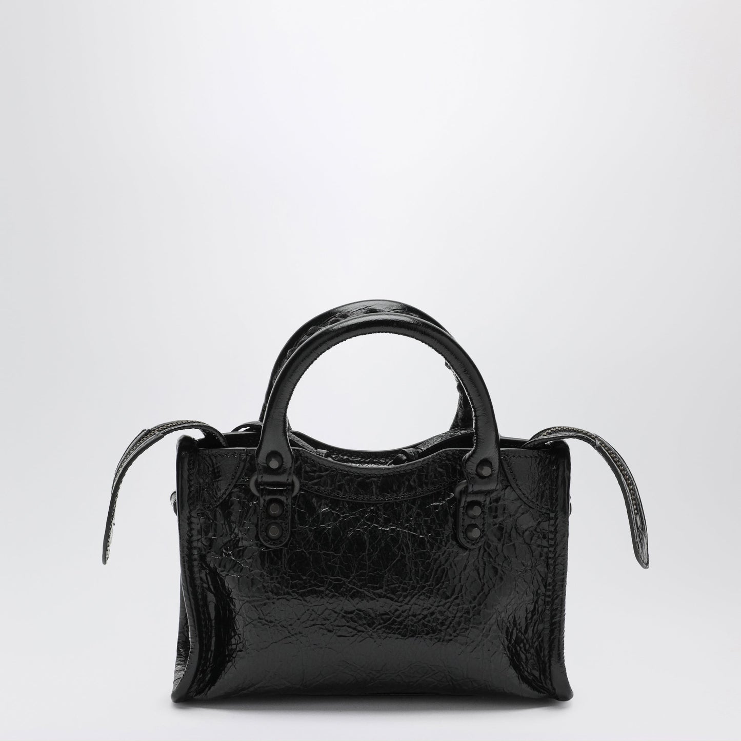 Balenciaga Le City Nano Leather Handbag In Black Women BALENCIAGA