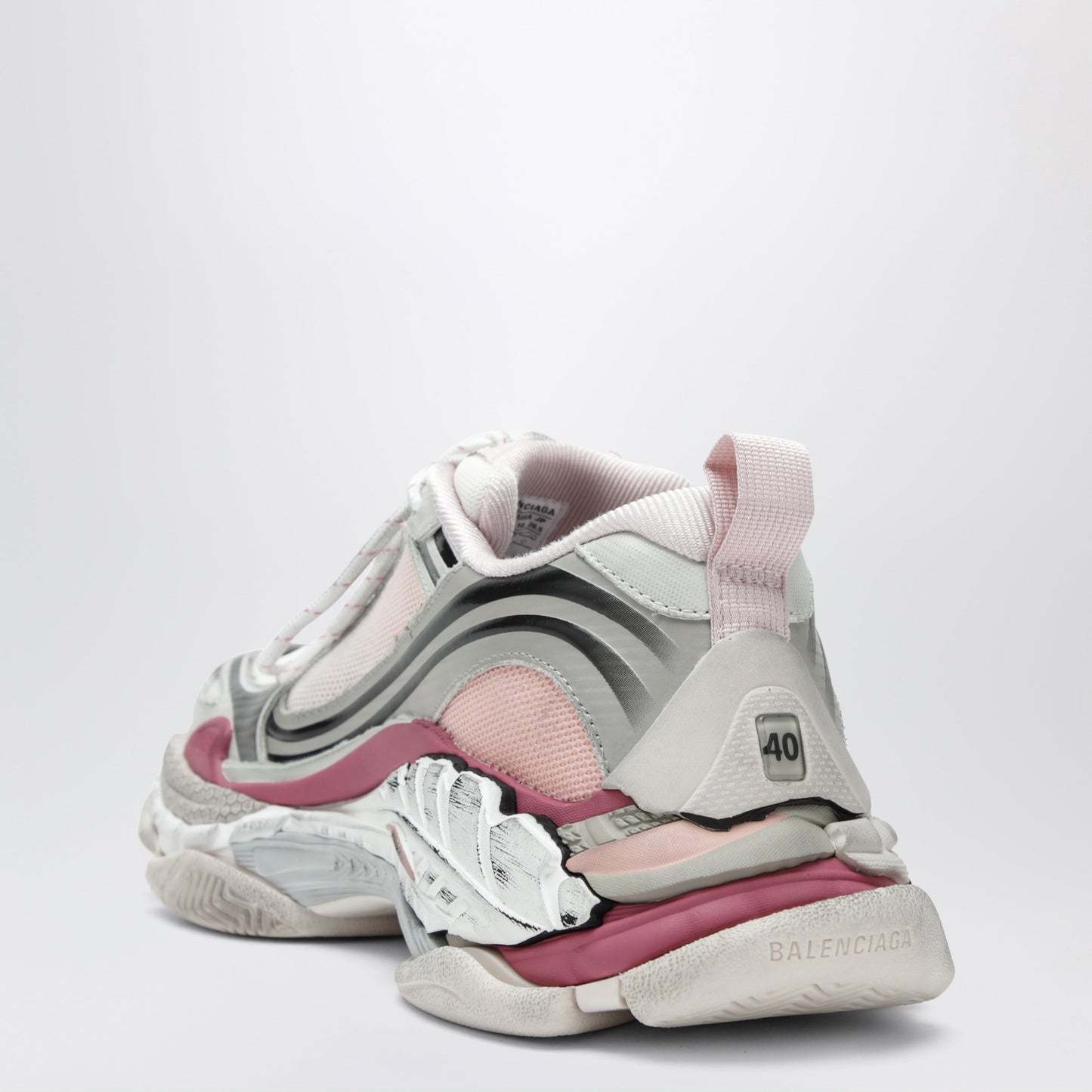 Balenciaga Triple S.2 Gradient Sneakers In Gradient Purple Polyurethane Women BALENCIAGA