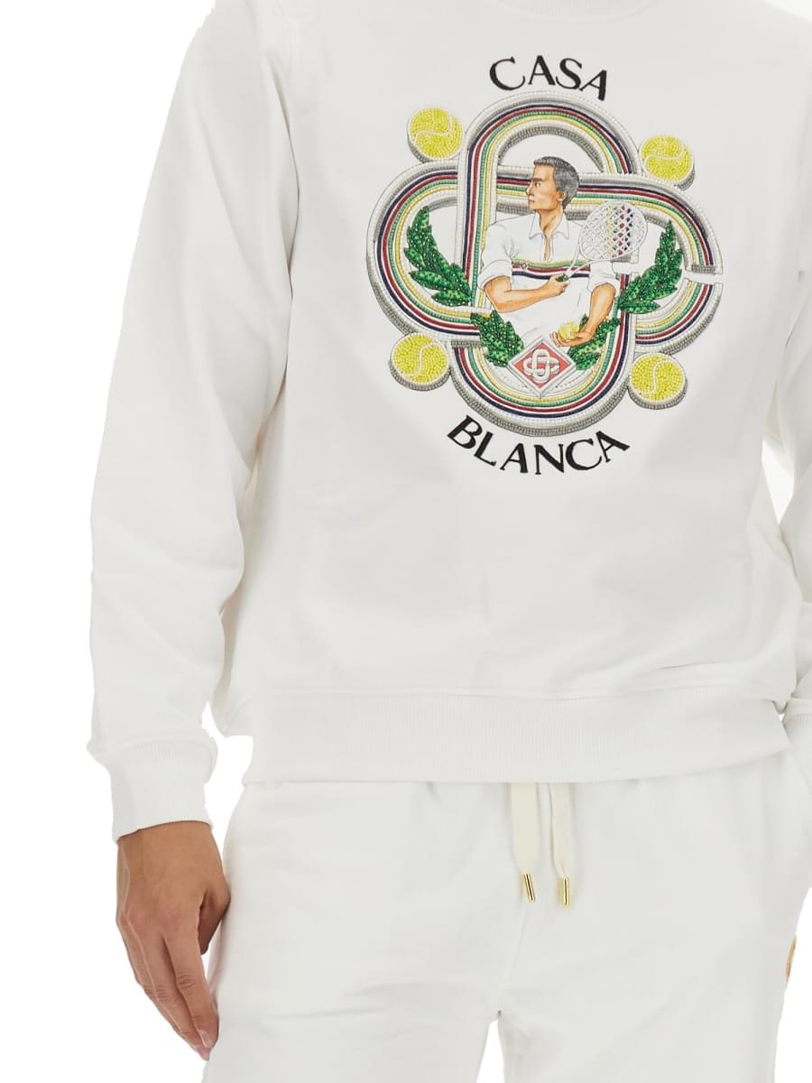 Casablanca Men Sweatshirt With Logo CASABLANCA