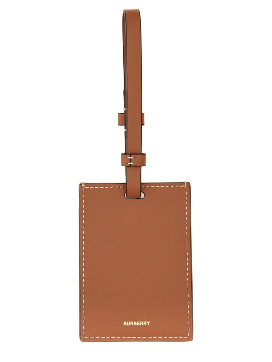 Burberry Unisex Nameplate "Porte Adresse" Check BURBERRY