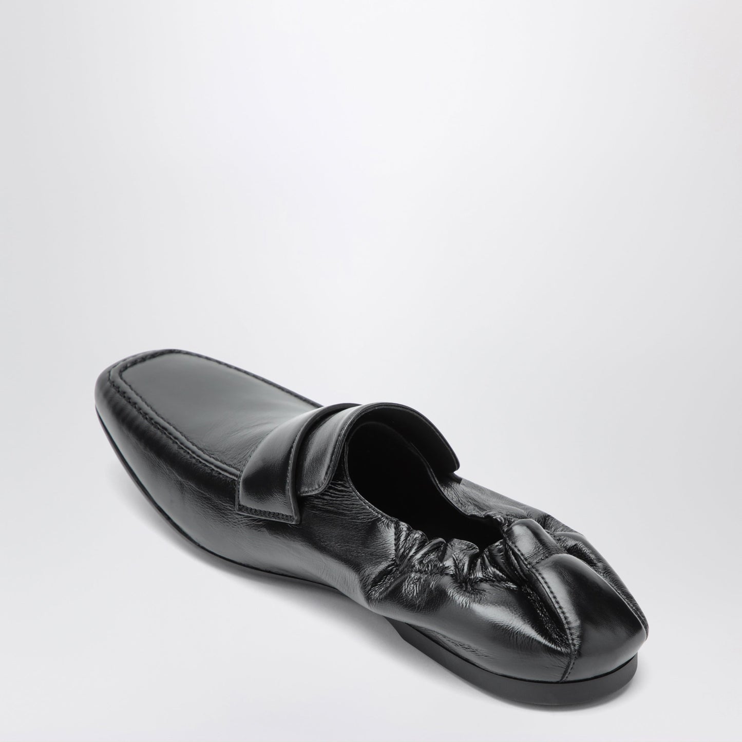 Balenciaga Palermo Bb Loafer In Goat Leather In Black Men BALENCIAGA