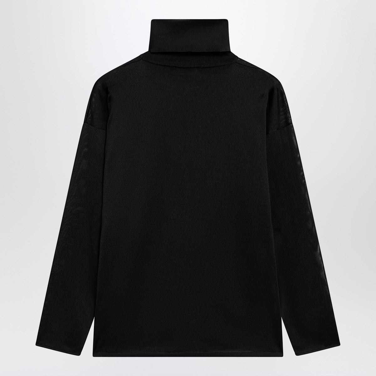 Gucci Black Silk Turtleneck Sweater Women GUCCI