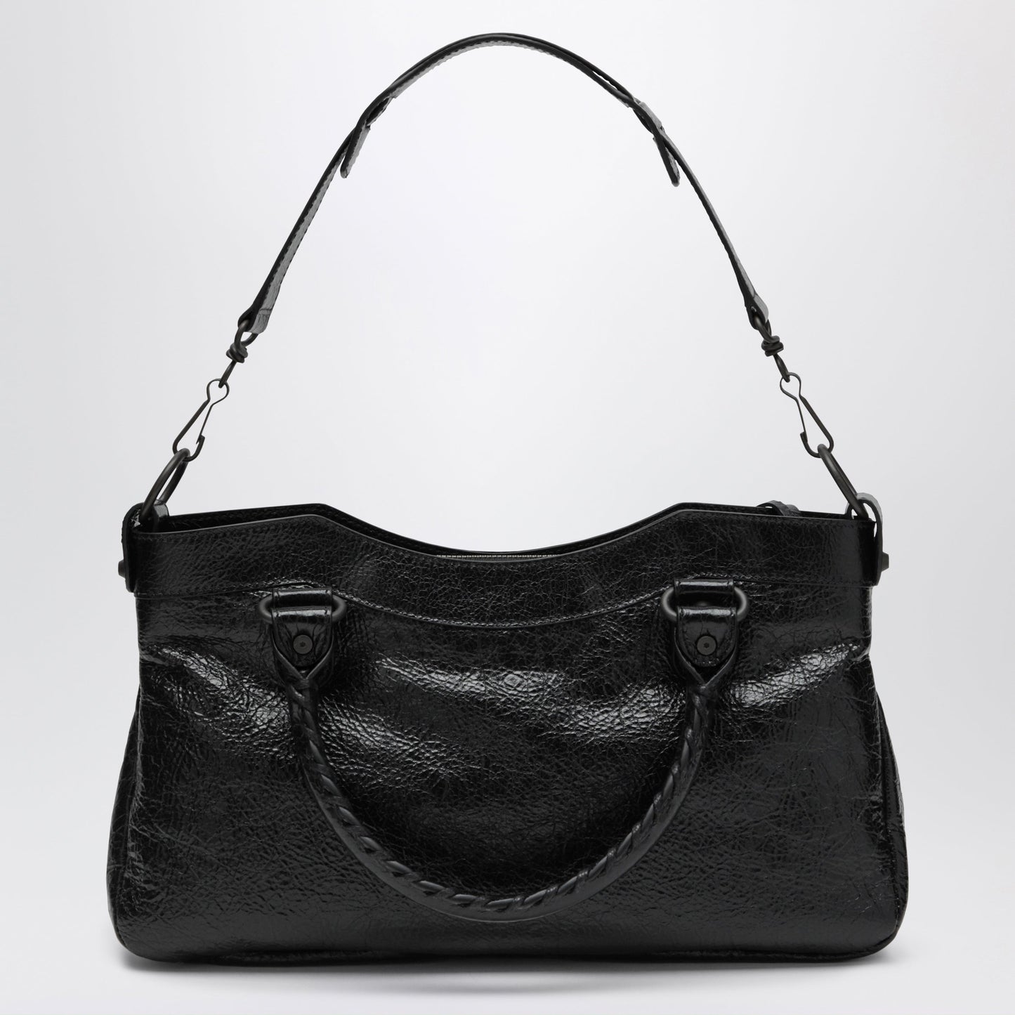 Balenciaga Le City First Lambskin Leather Handbag In Black Women BALENCIAGA