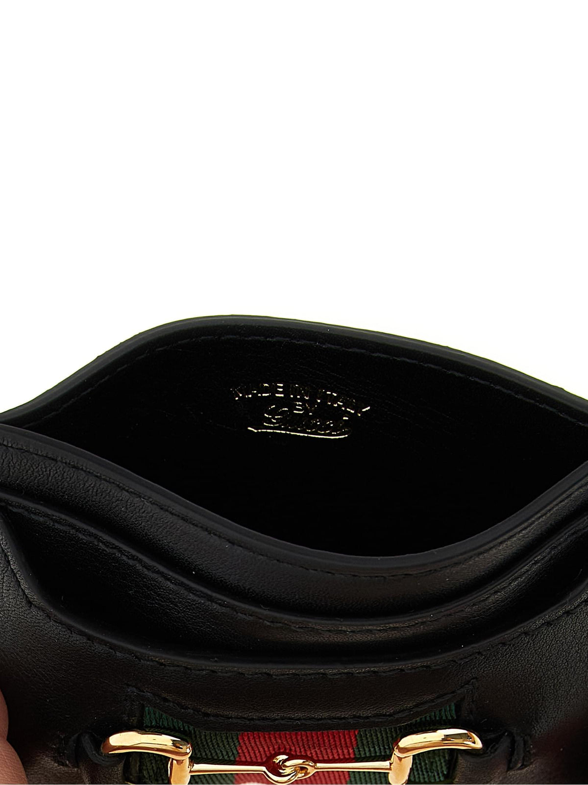 Gucci Women 'Web Horsebit Gucci' Card Holder GUCCI