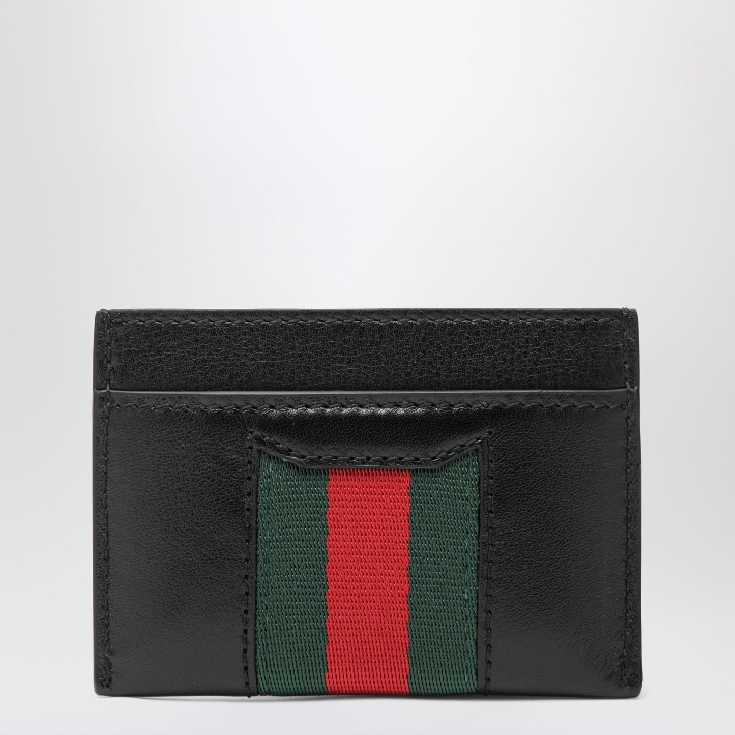 Gucci Web Cardholder With Horsebit In Leather Women GUCCI