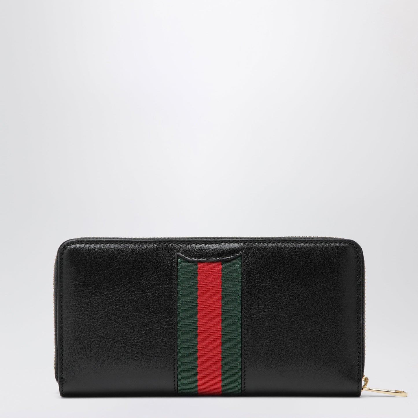 Gucci Black Horsebit Web Wallet Women GUCCI