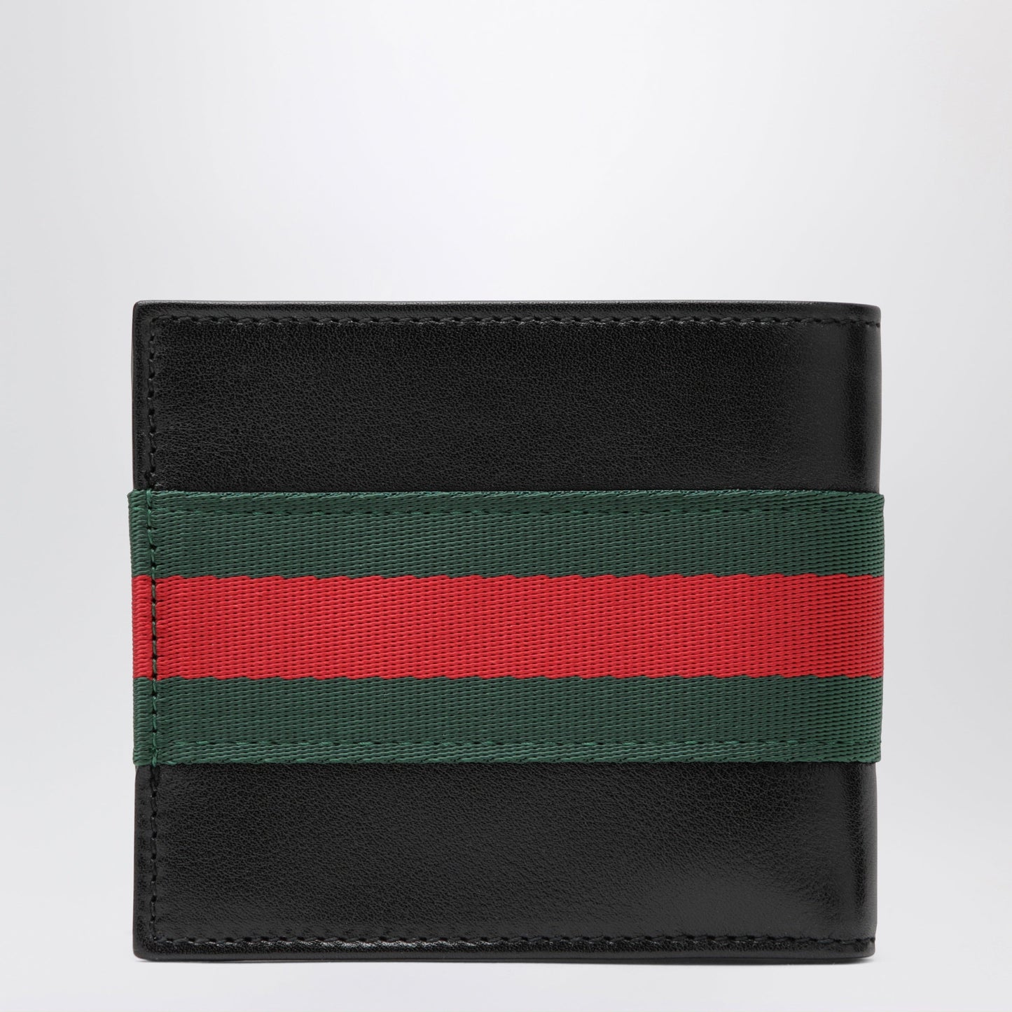 Gucci Web Trademark Bi-Fold Wallet Black Men GUCCI
