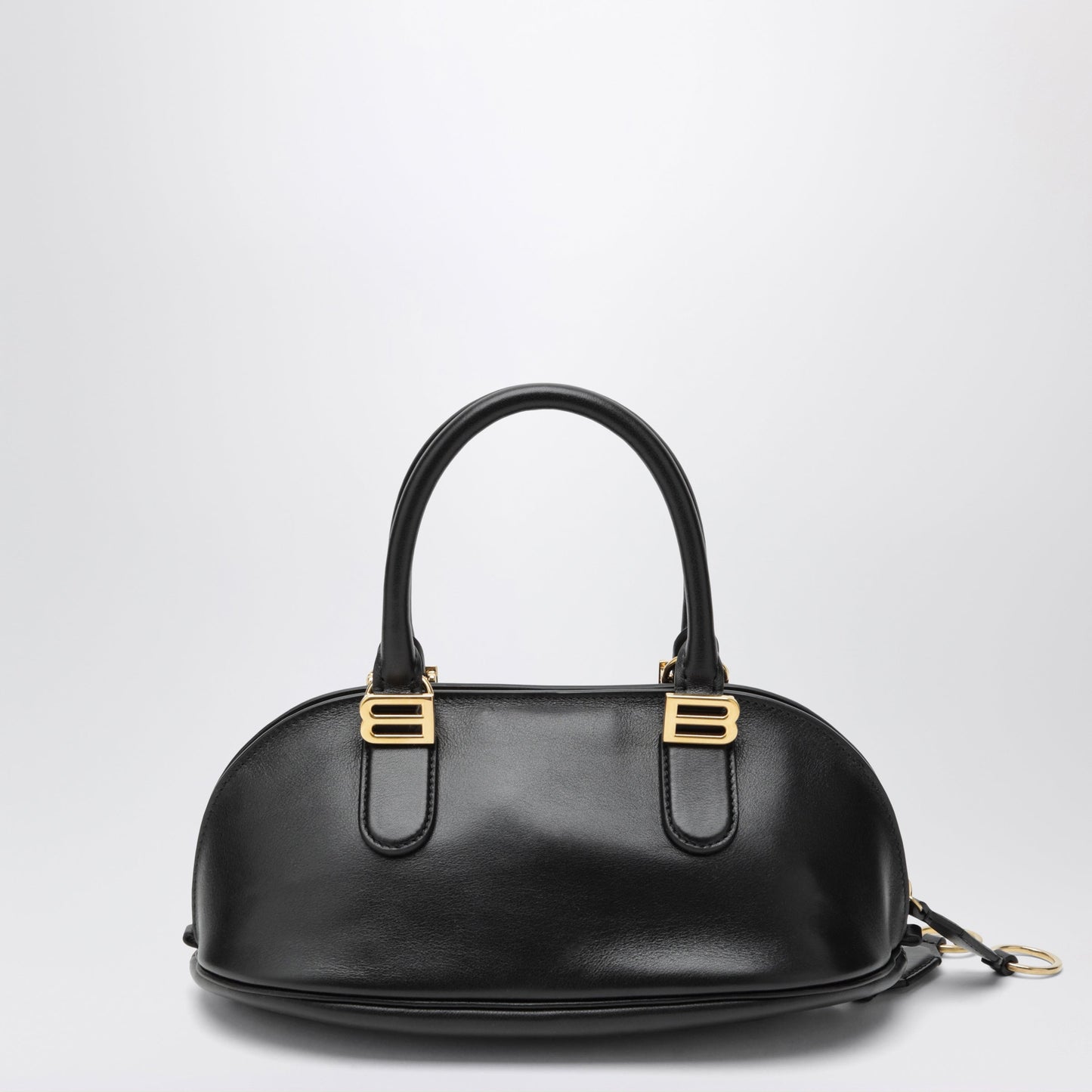 Balenciaga Bolero Mini Bowling Bag In Black Leather Women BALENCIAGA