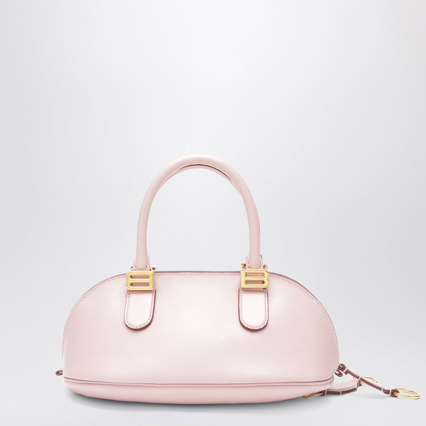Balenciaga Pink Leather Bolero Mini Bowling Bag Women BALENCIAGA