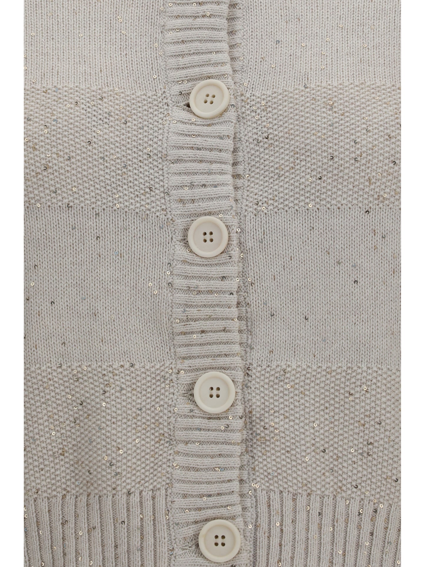 Brunello Cucinelli Women Long-Sleeve Crewneck Cotton Sweater BRUNELLO CUCINELLI