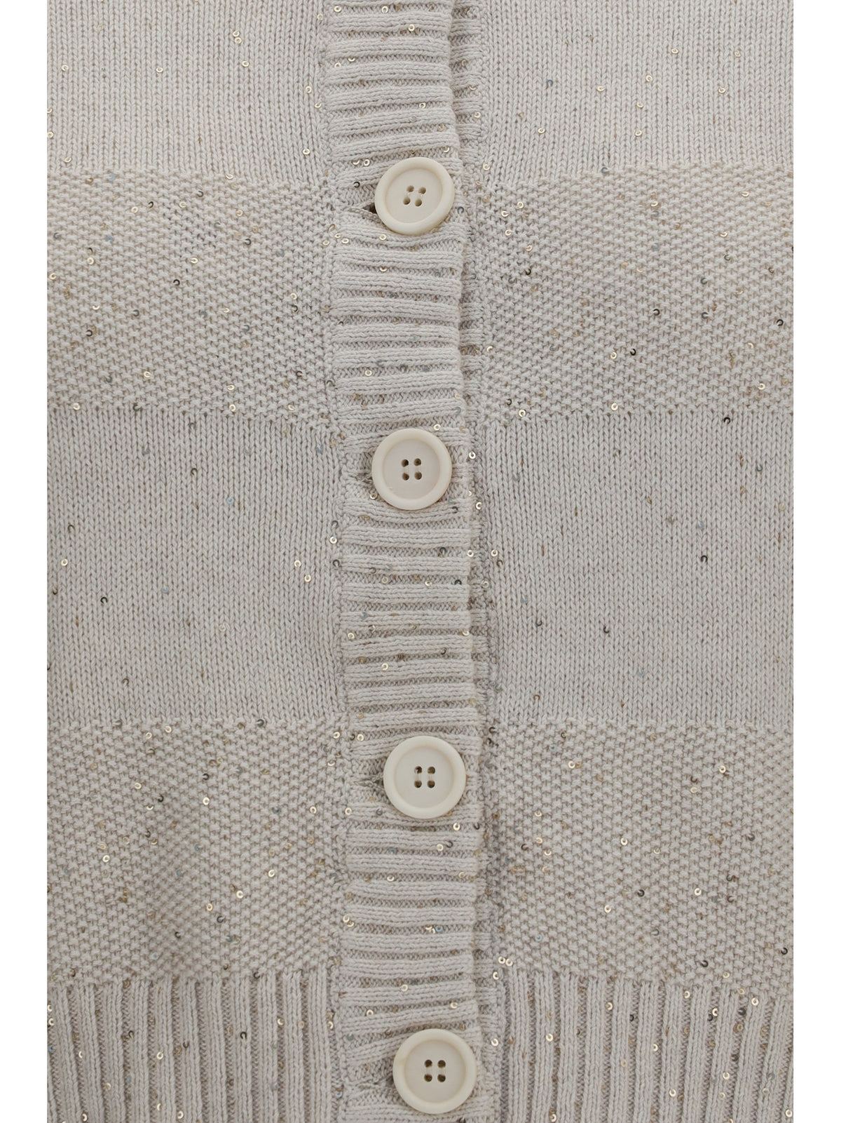 Brunello Cucinelli Women Long-Sleeve Crewneck Cotton Sweater BRUNELLO CUCINELLI