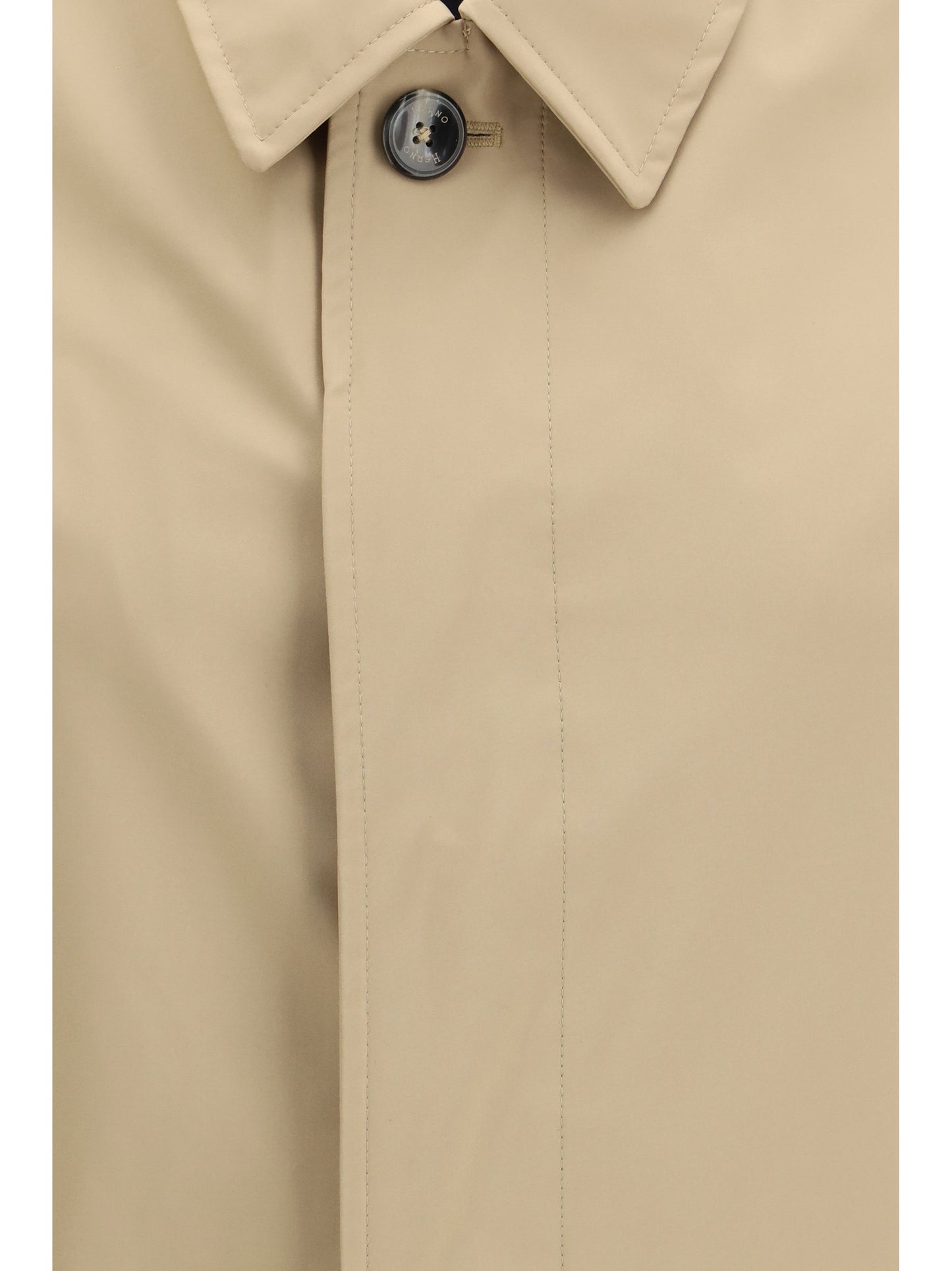 Herno Men Polyester Trench HERNO