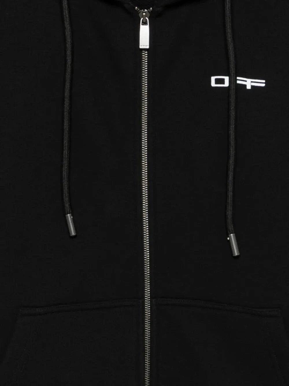 Off White Men `Archigeography Arrow Skate` Zip Hoodie OFF-WHITE