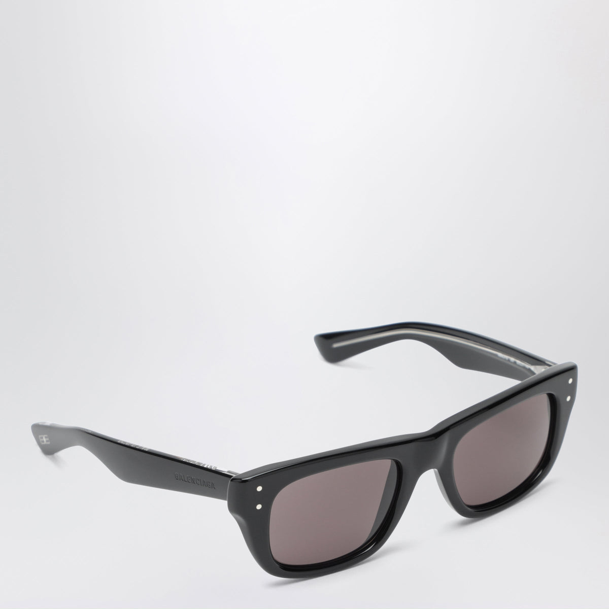 Balenciaga Standard Square Black Acetate Sunglasses Men BALENCIAGA