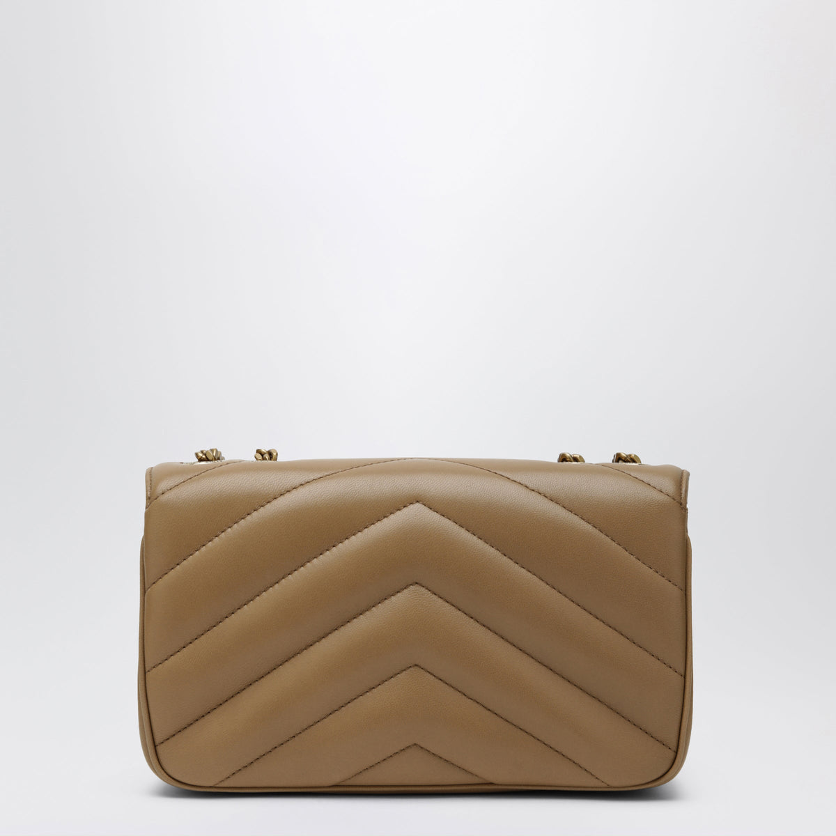 Saint Laurent Loulou Crossbody Bag In Beige Leather Women SAINT LAURENT