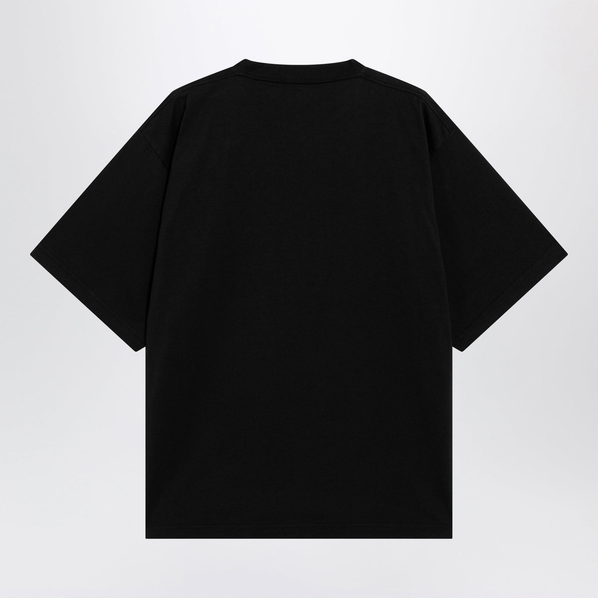 Balenciaga Women's The Door Oversize T-Shirt In Black Cotton Women BALENCIAGA