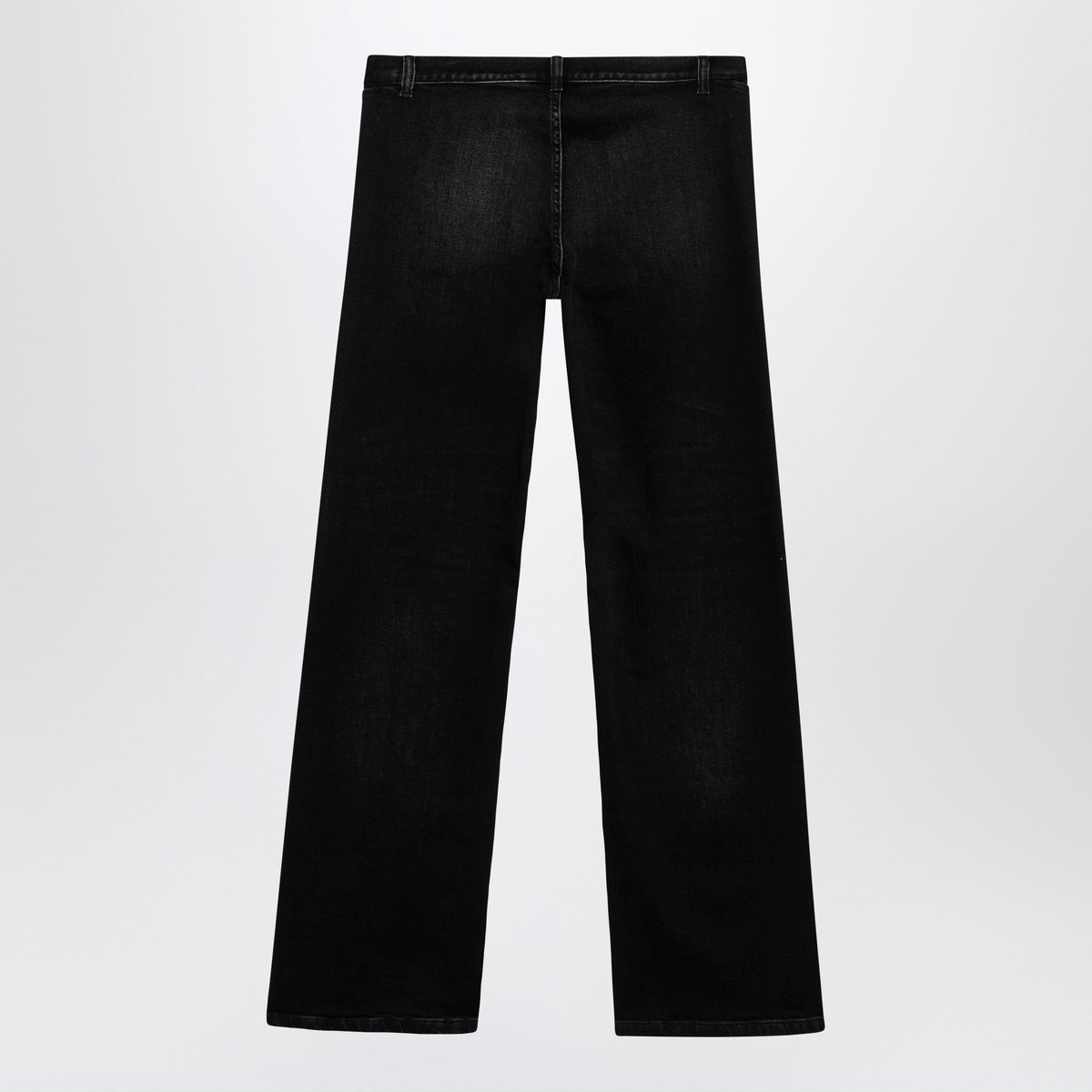 Gucci Black Stretch Denim Trousers With Washed Effect Men GUCCI