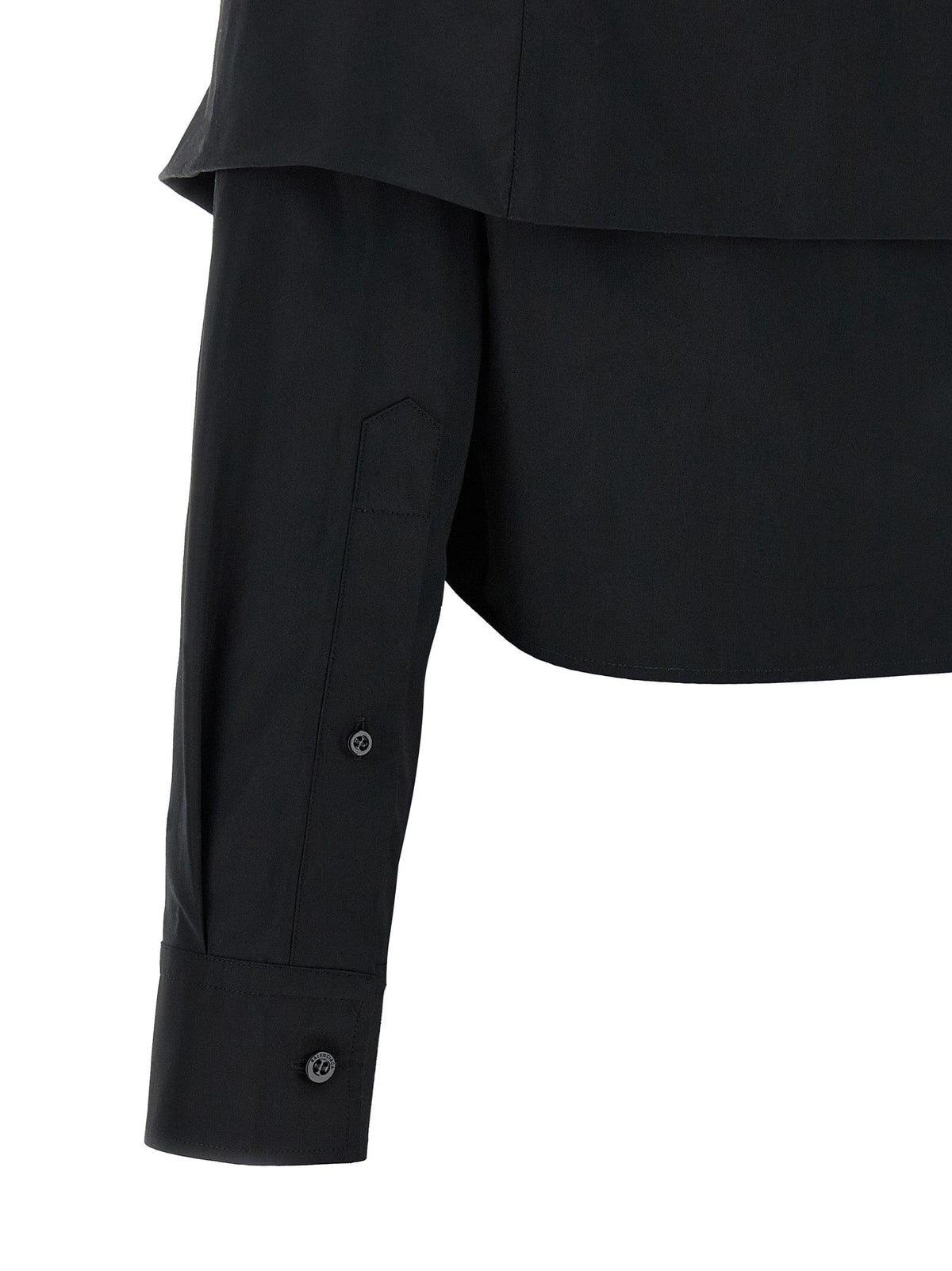 Balenciaga Women Crop Shirt Off The Shoulder BALENCIAGA