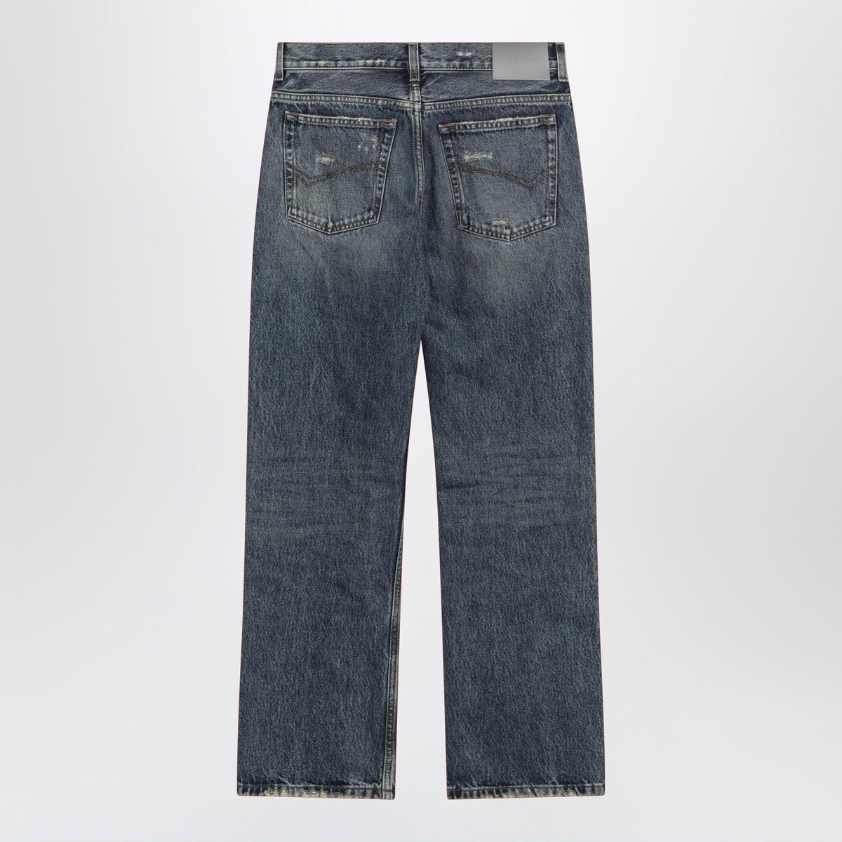 Balenciaga Vintage Blue Jeans With Worn Effect Women BALENCIAGA
