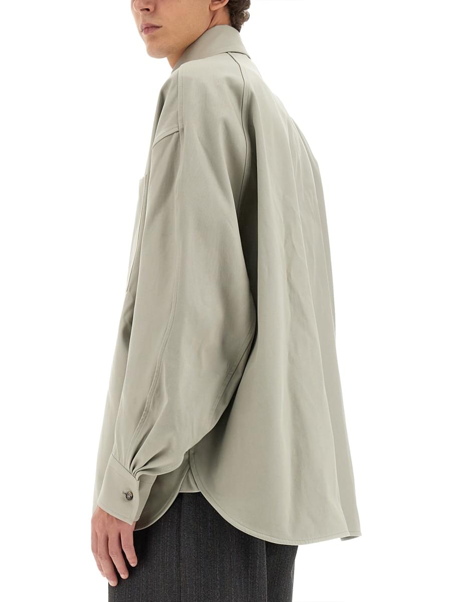 Bottega Veneta Men Cotton Twill Over Shirt BOTTEGA VENETA