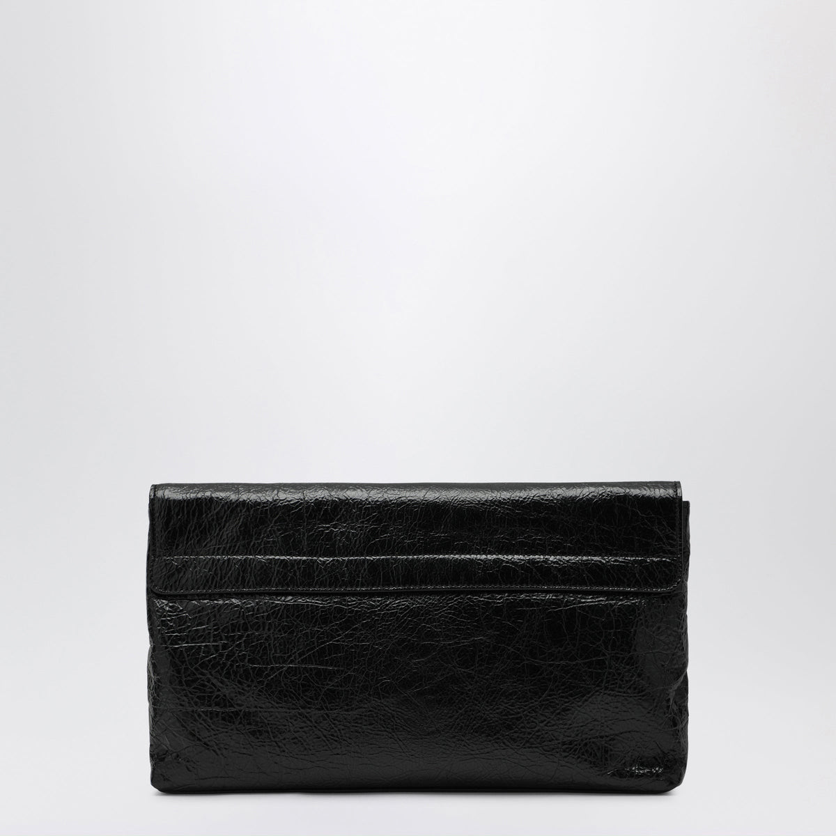 Balenciaga Clutch Le City In Black Arena Lambskin Leather Women BALENCIAGA