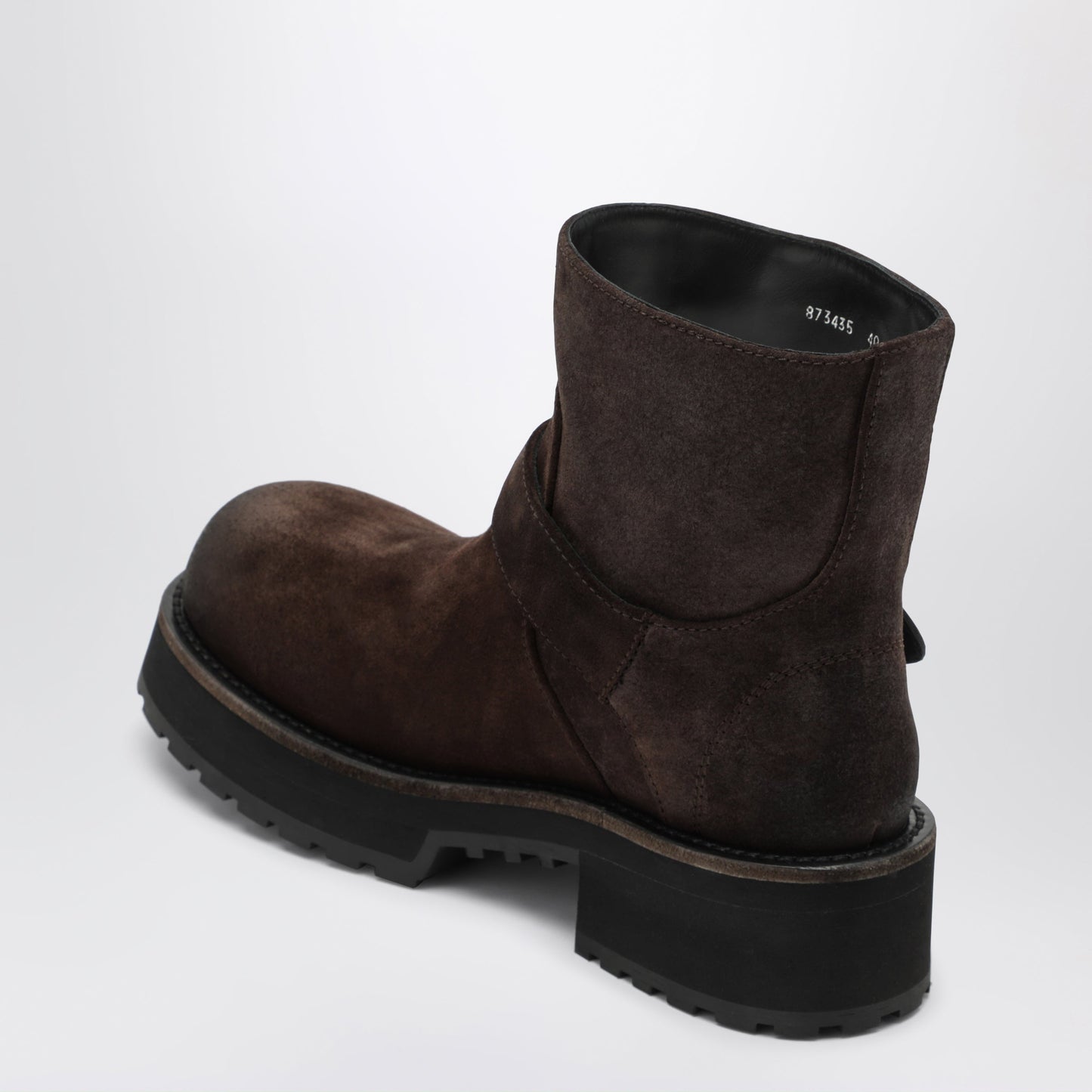 Balenciaga Venom Mini Brown Waxed Suede Calfskin Boots Women BALENCIAGA