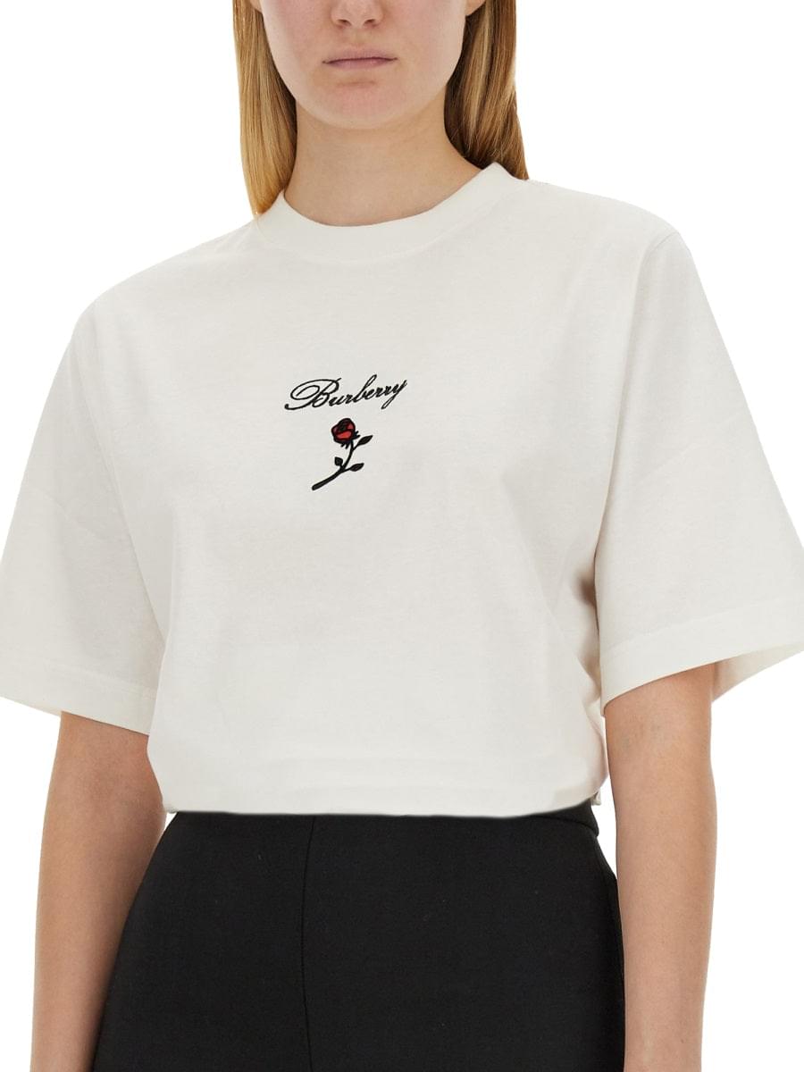 Burberry Women T-Shirt With Logo BURBERRY