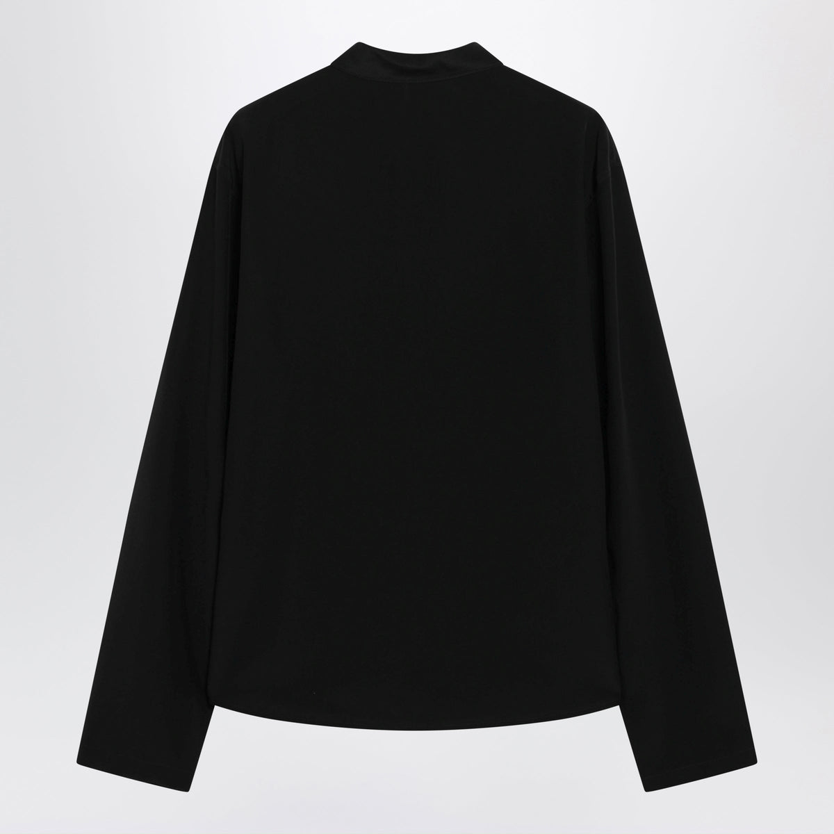 Gucci Black Silk Crãªpe De Chine Shirt Men GUCCI