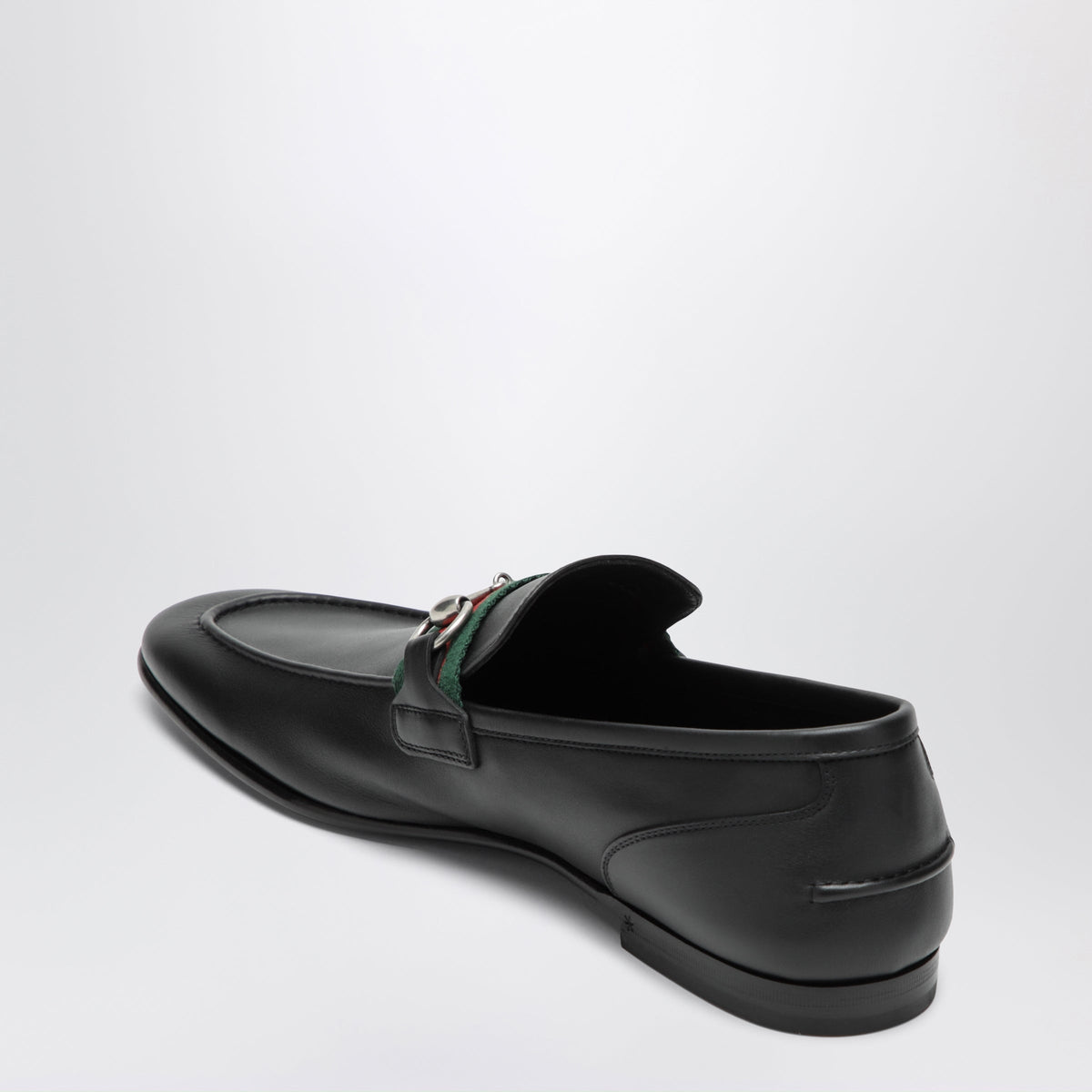 Gucci Black Como Leather Loafers Men GUCCI