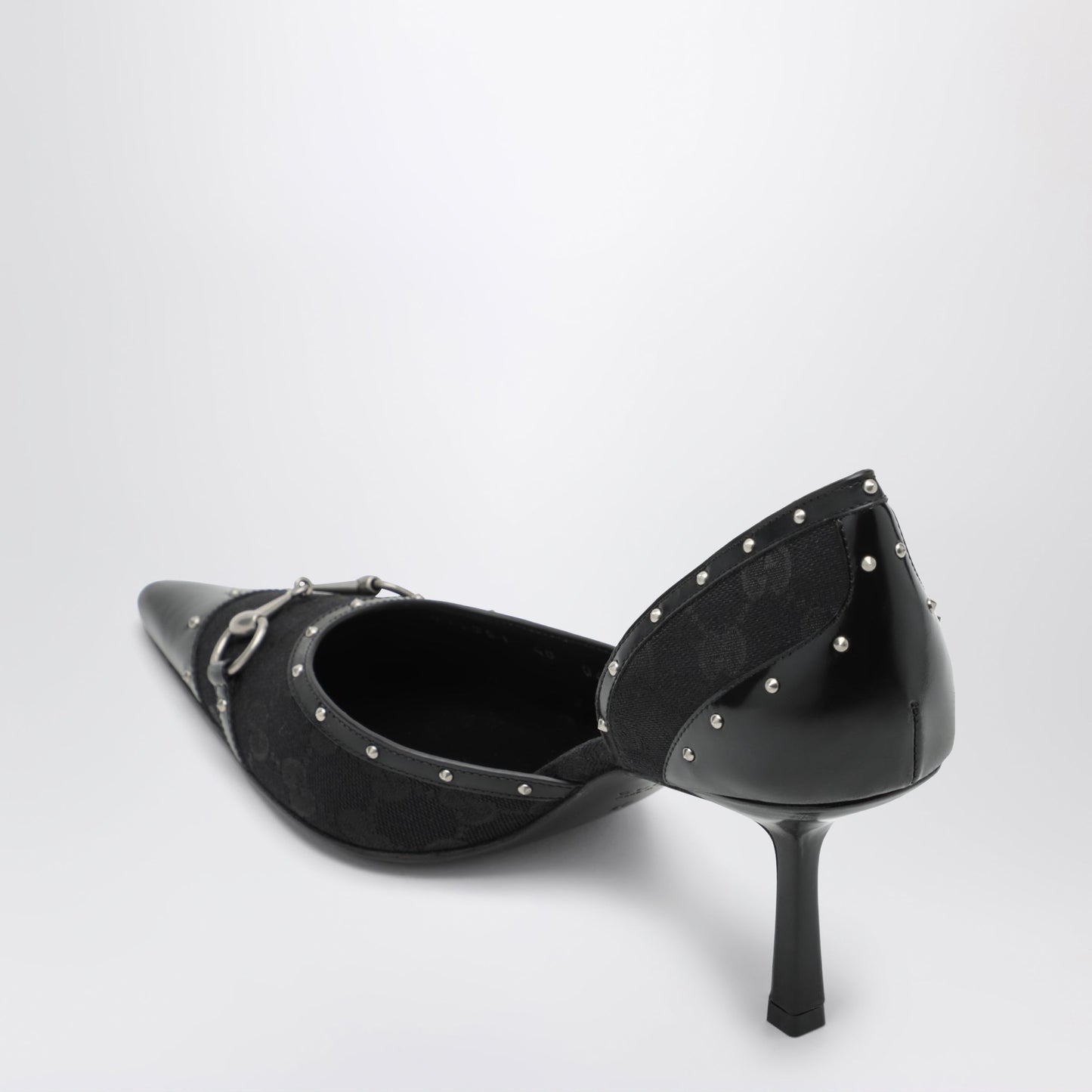 Gucci Savoy Black Gg Fabric Pumps Women GUCCI