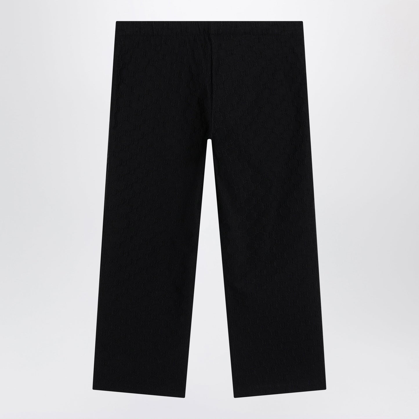 Gucci Gg Jacquard Jersey Pants With Elastic Waist In Black Women GUCCI