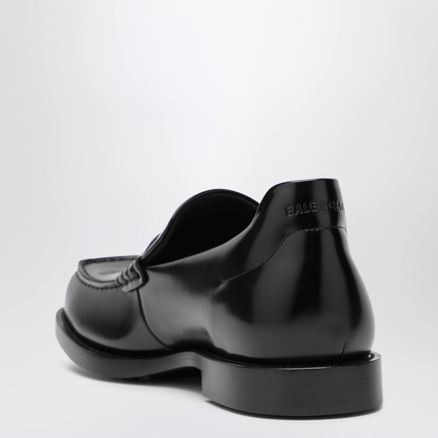 Balenciaga Comfy Loafers In Shiny Calfskin Leather Black Men BALENCIAGA