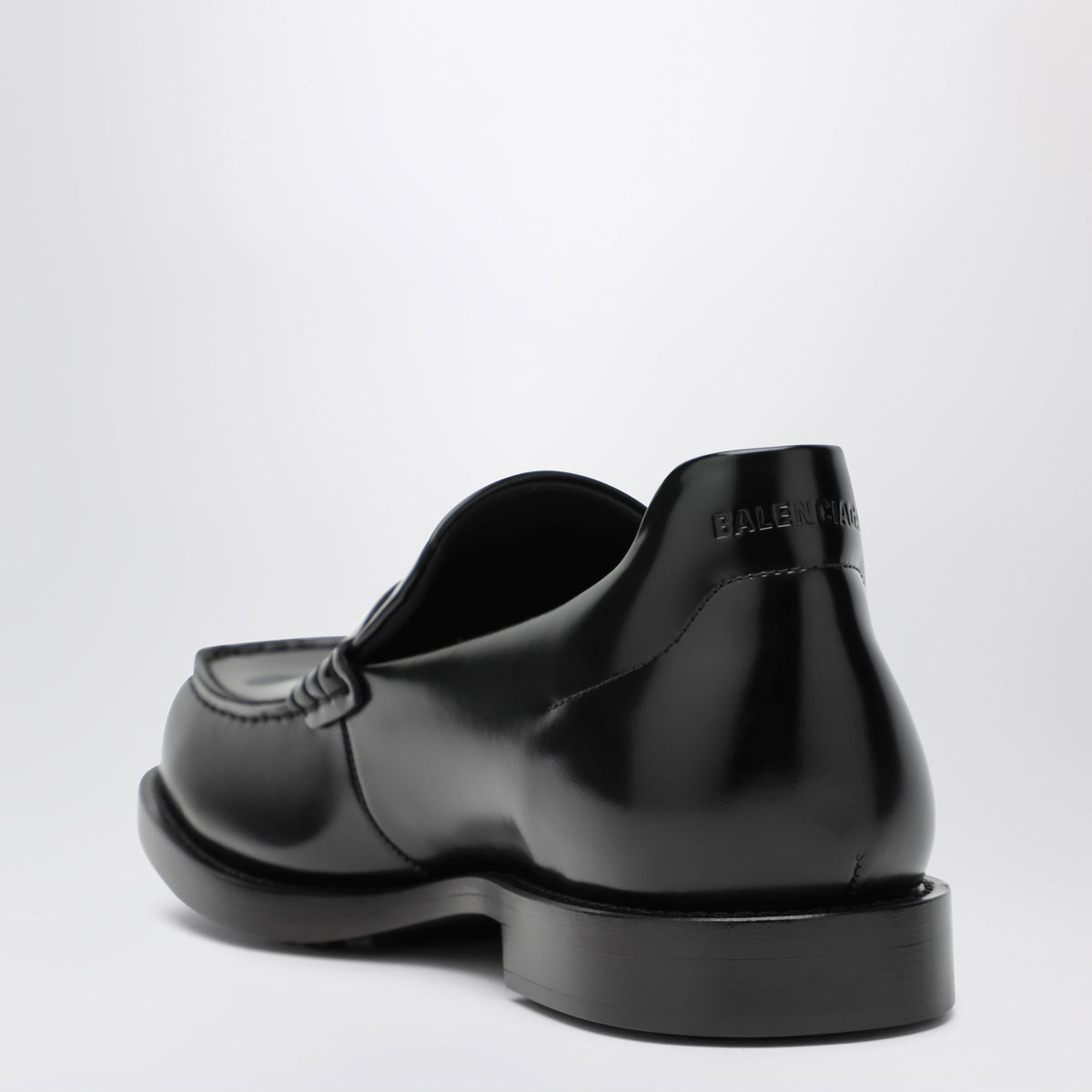 Balenciaga Comfy Loafers In Shiny Calfskin Leather Black Men BALENCIAGA