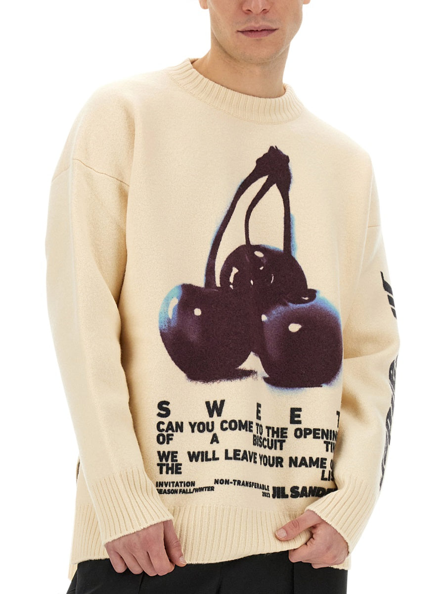 Jil Sander Men Jersey With Embroidery JIL SANDER