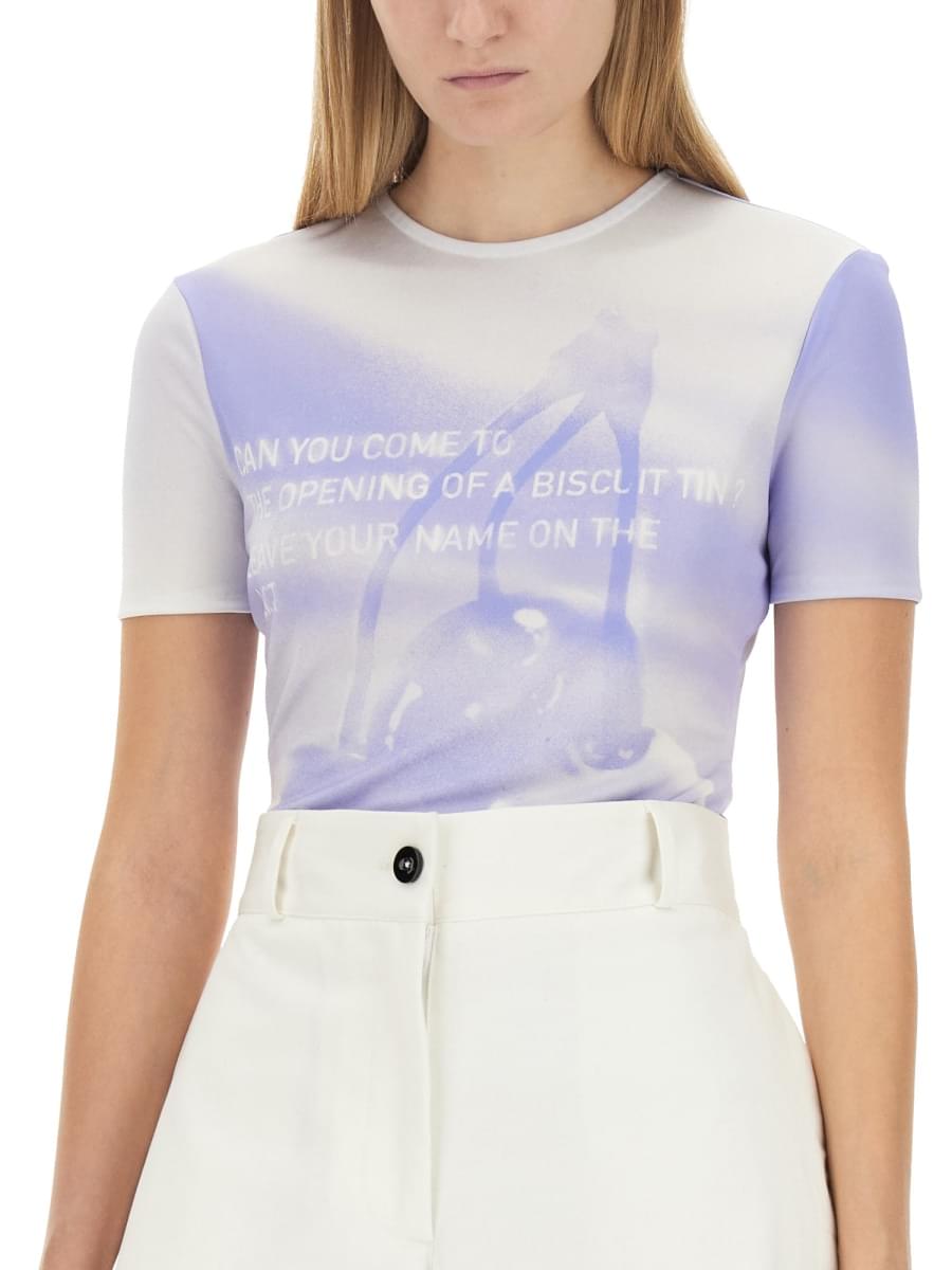 Jil Sander Women T-Shirt With Logo JIL SANDER