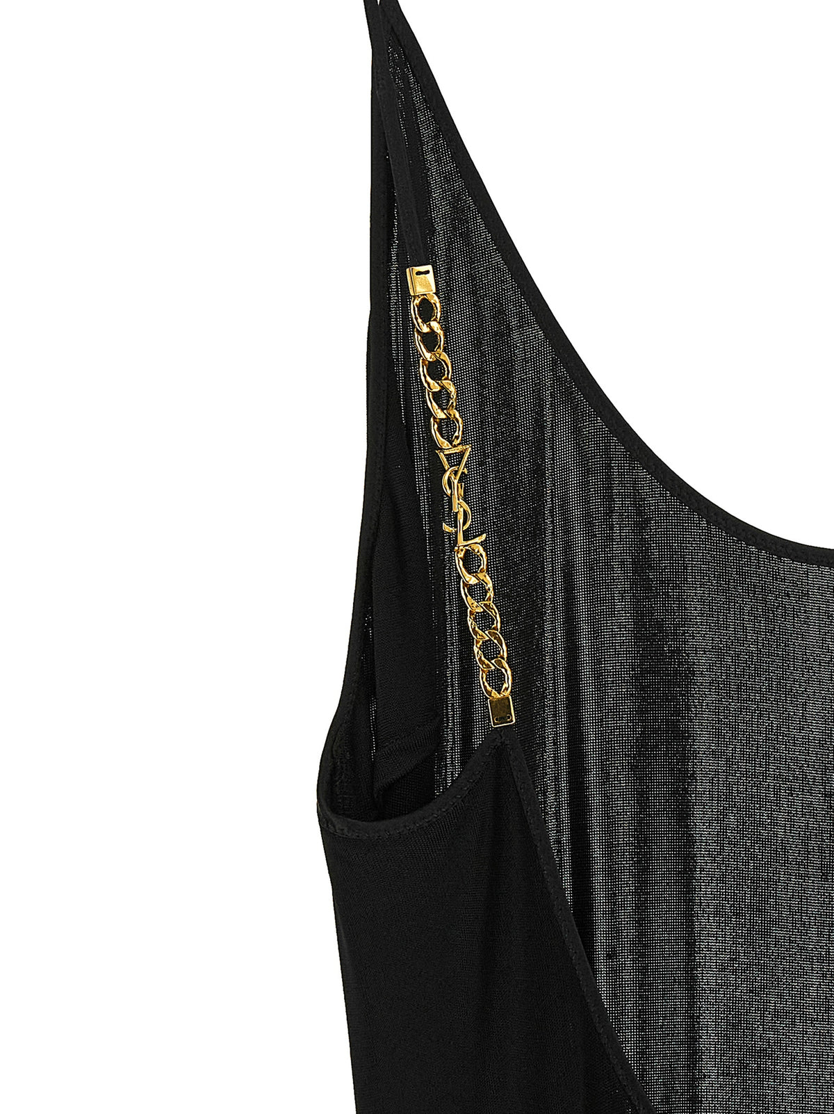 Saint Laurent Women 'Cassandre' Chain Dress SAINT LAURENT