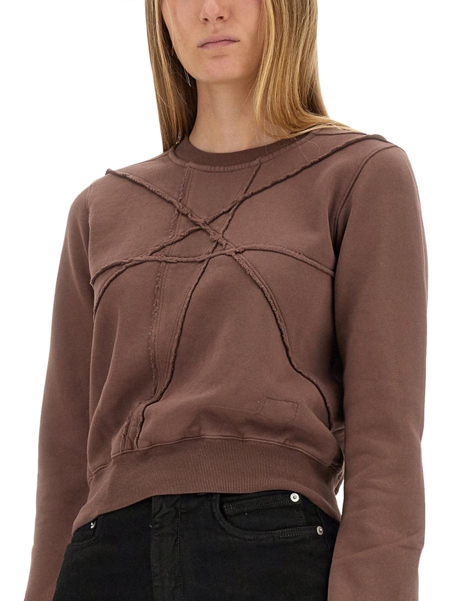 Rick Owens Drkshdw Women Cropped Sweatshirt RICK OWENS