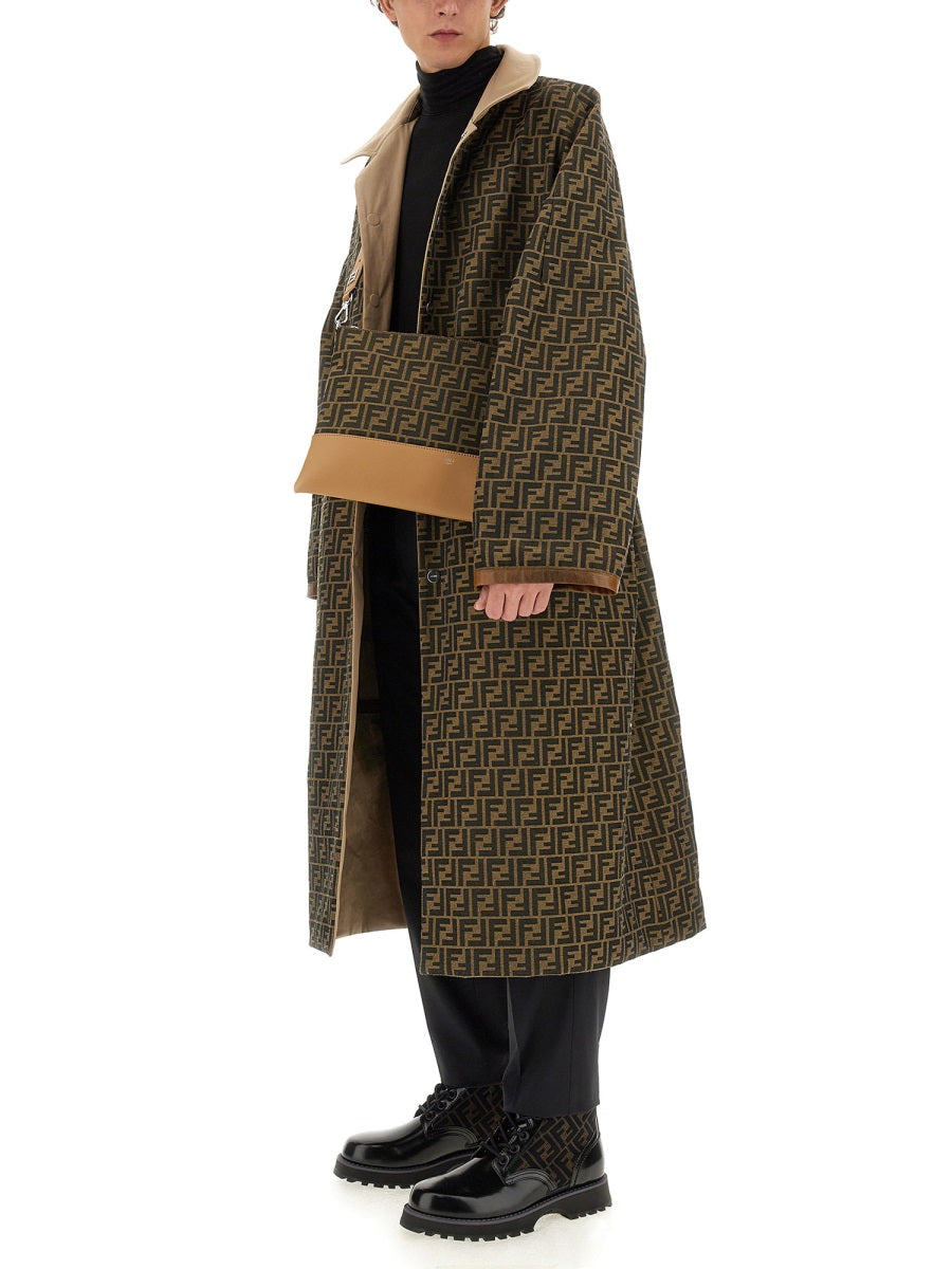 Fendi Men Fabric Trench Coat FENDI