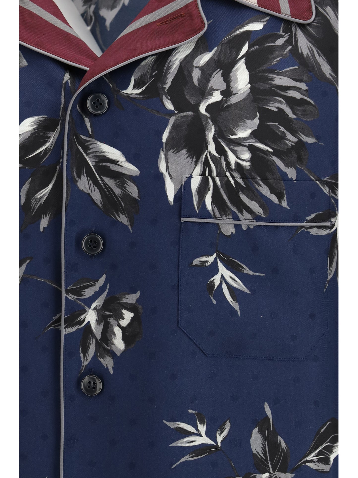 Dolce & Gabbana Men Silk Short-Sleeve Shirt DOLCE & GABBANA