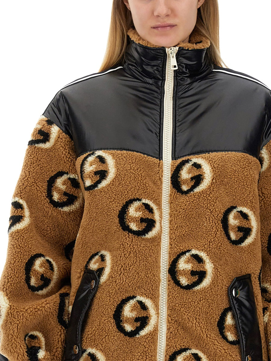 Gucci Women Jacquard Zipper Jacket GUCCI